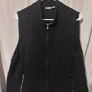 Croft & Barrow Black Quilted Vest